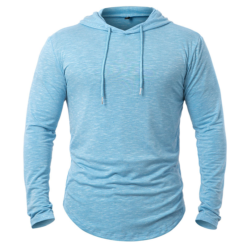 Running Gear Satisfy - Hoodies atléticos leves masculinos manga longa