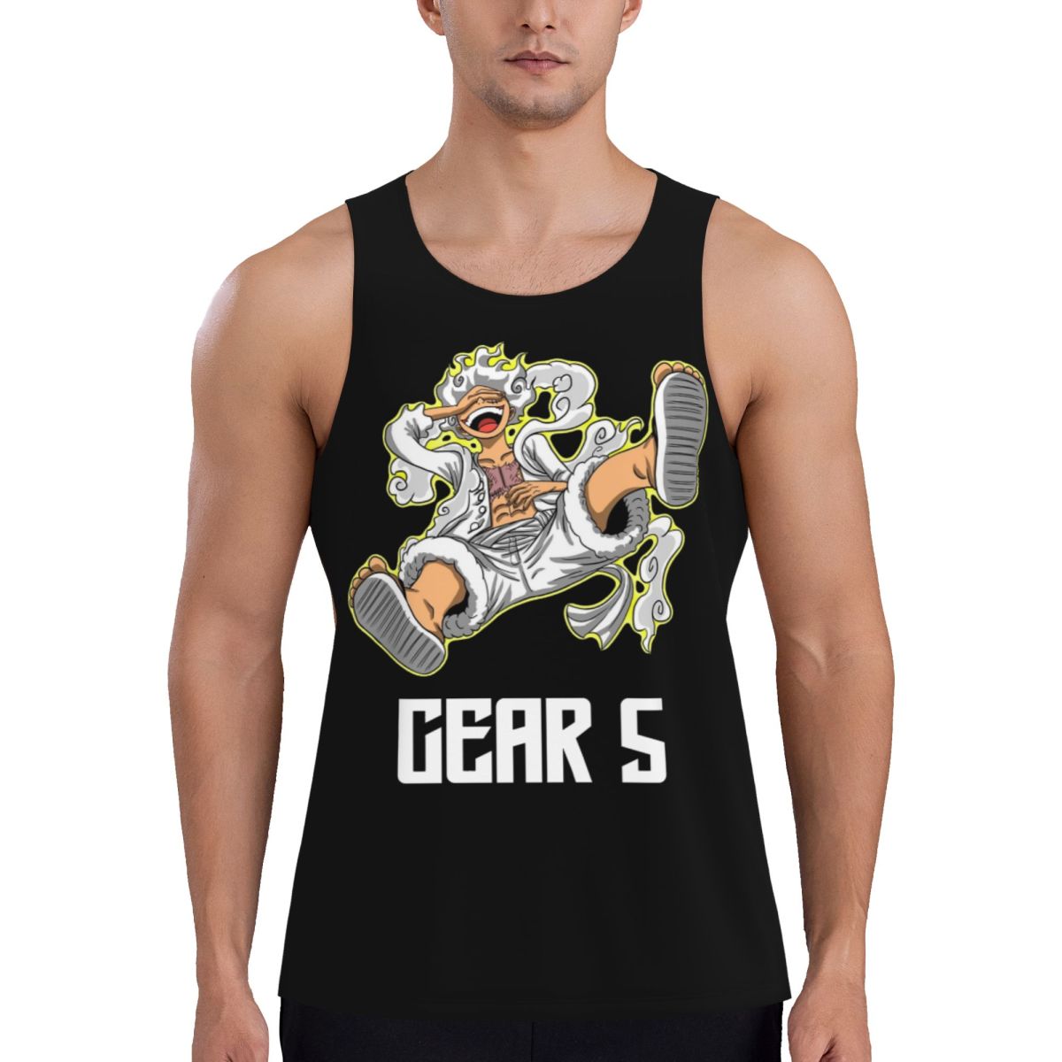 Running Gear Tank - Camisetas Sem Mangas Luffy Gear 5,