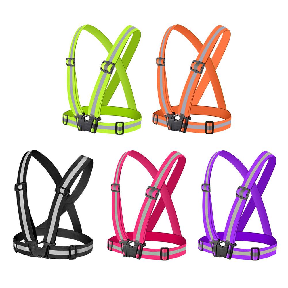 Running Gear Satisfy - Colete Refletivo Ajustável Universal com Faixa