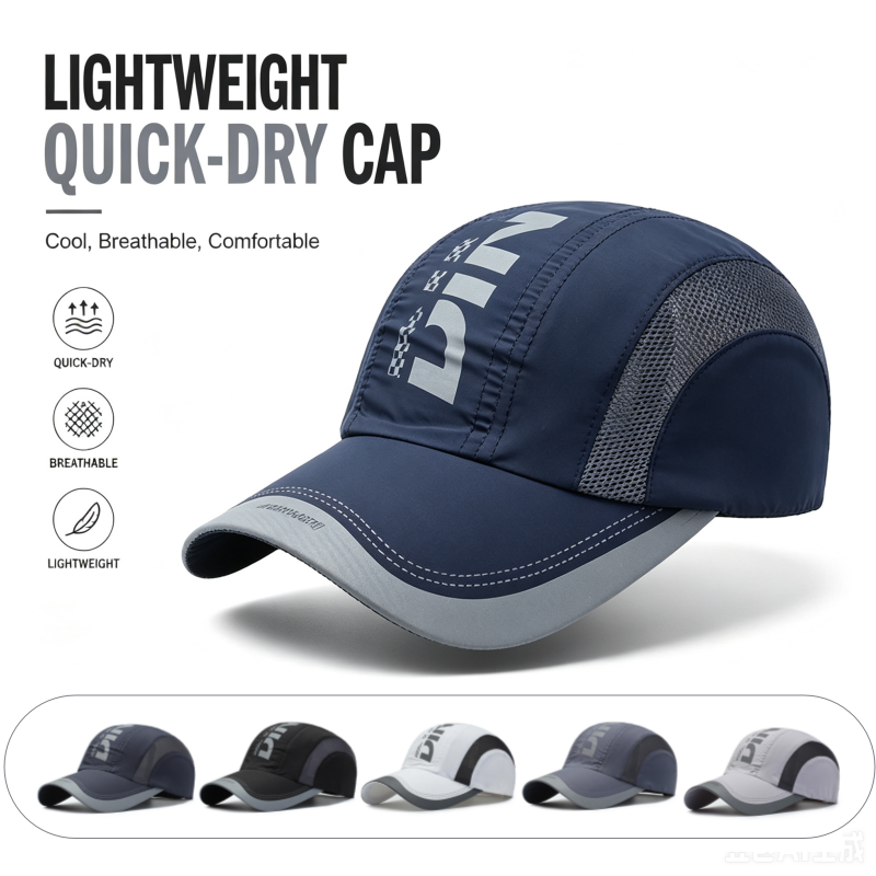 Running Cap Mesh - Boné Esportivo de Secagem Rápida para