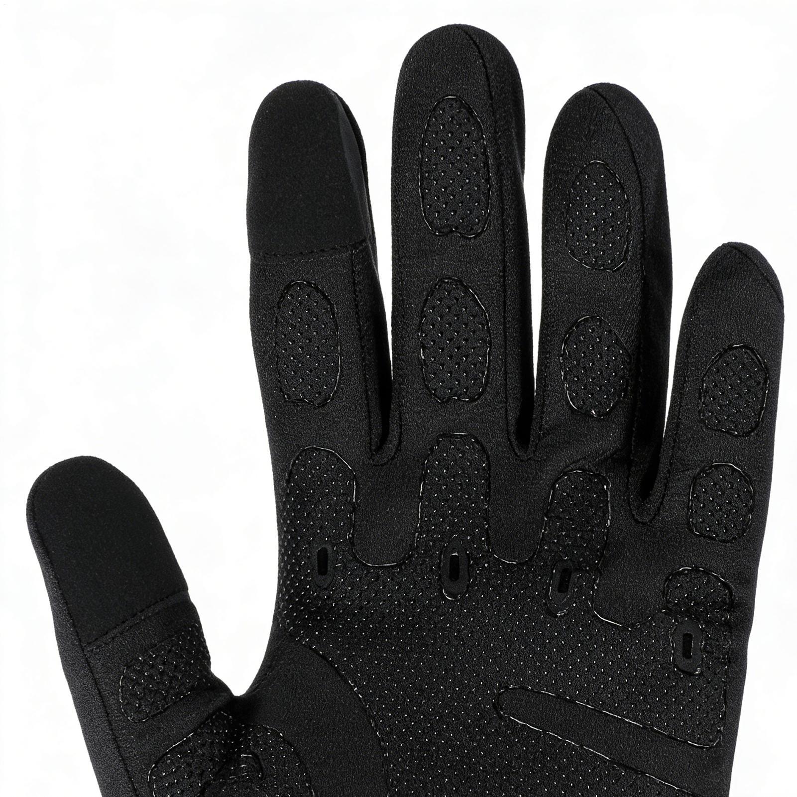 Running Gear Cold Weather - Luvas de ciclismo quentes dedo cheio