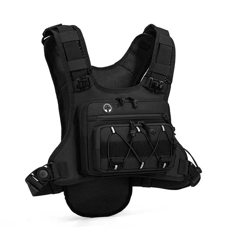 Running Gear Bag - Colete Tático de Peito com Mochila