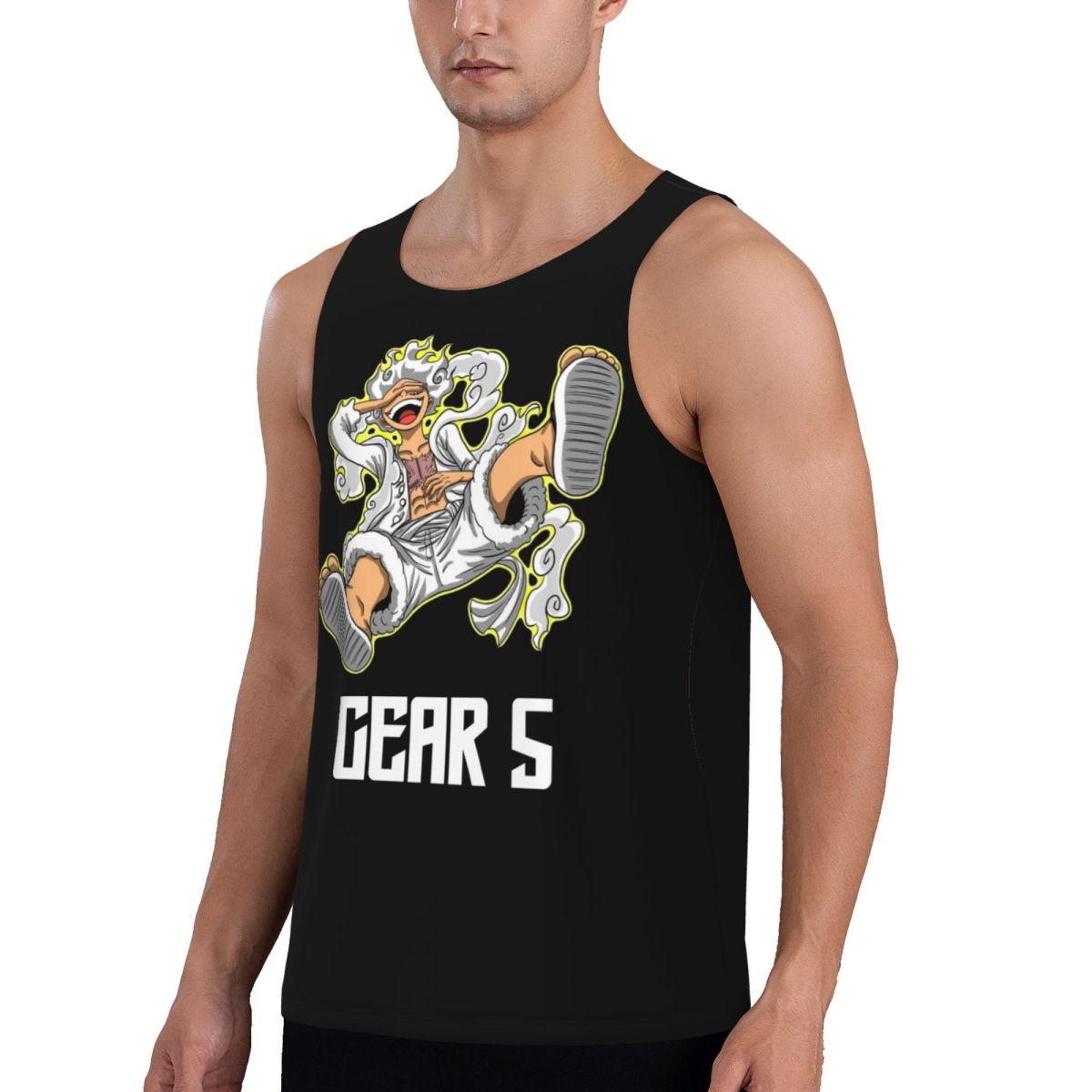 Camisetas Sem Mangas Luffy Gea - Running Gear Tank avaliação e preço