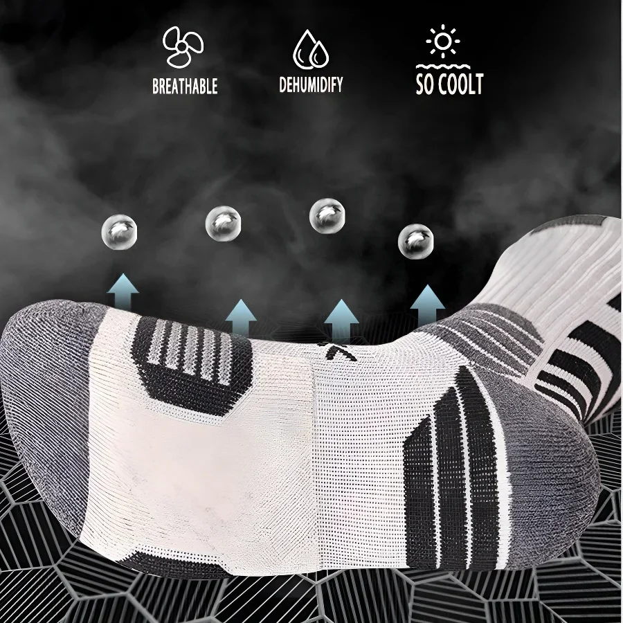 Meias de compressão respirávei - Running Gear Satisfy avaliação e preço