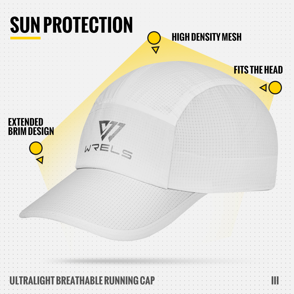 Wrels boné de corrida leve mal - Running Cap Mesh avaliação e preço