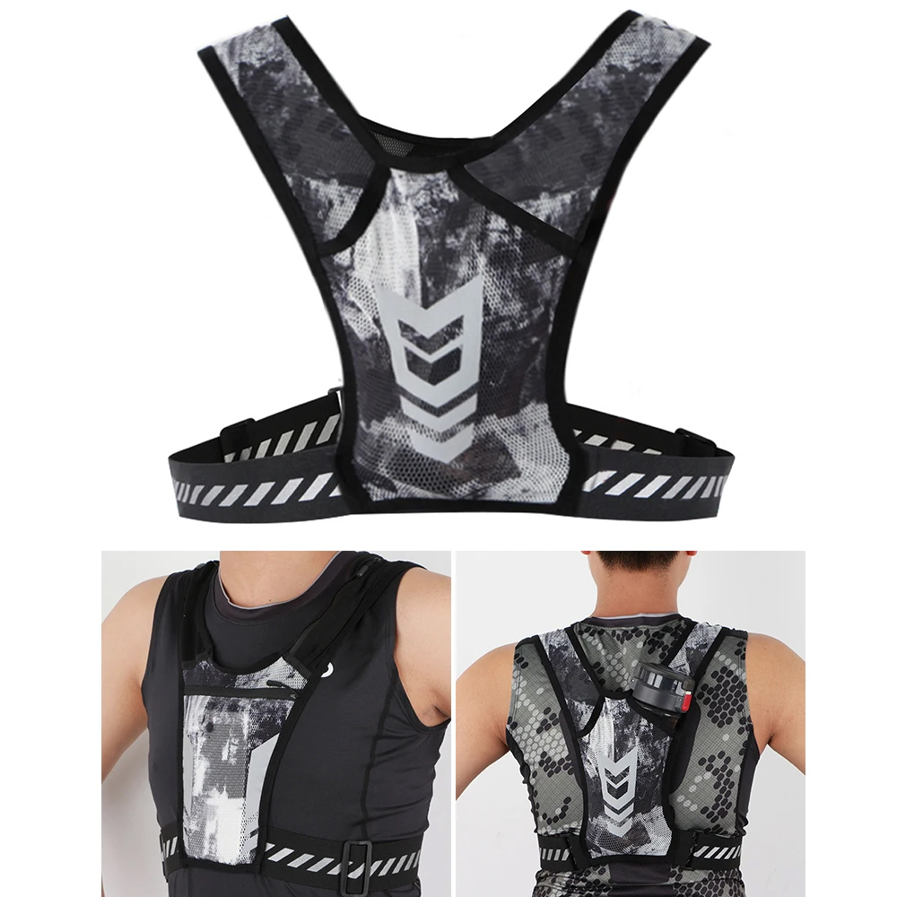 Colete de corrida reflexivo co - Running Gear Satisfy avaliação e preço