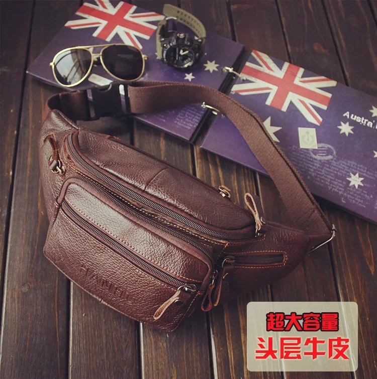 Bolsa de cintura de couro genu - Running Gear To Hold Phone avaliação e preço