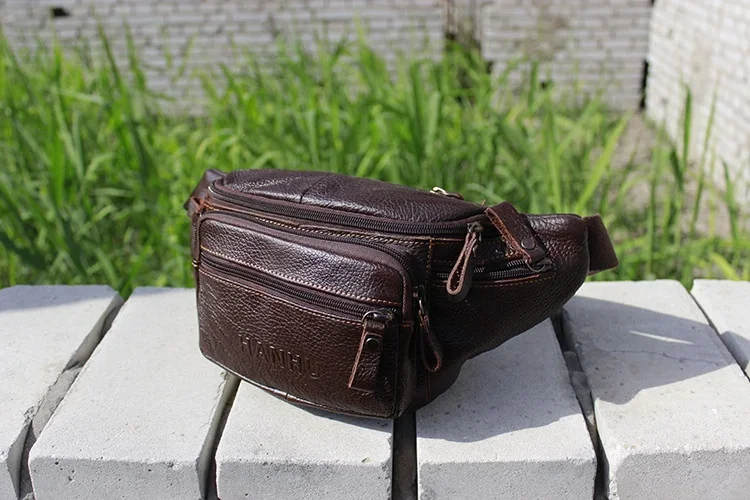Bolsa de cintura de couro genu - Running Gear To Hold Phone avaliação e preço