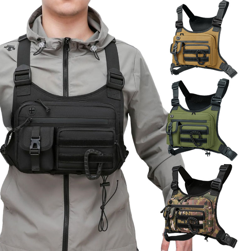 Saco de peito tático colete ma - Running Gear Bag avaliação e preço