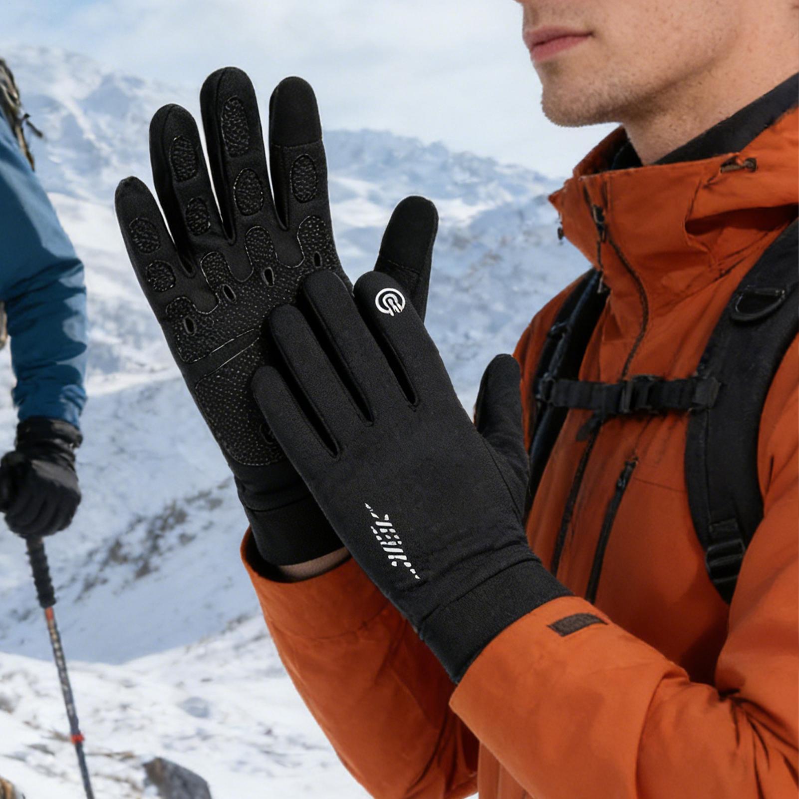 Luvas de ciclismo quentes dedo - Running Gear Cold Weather avaliação e preço