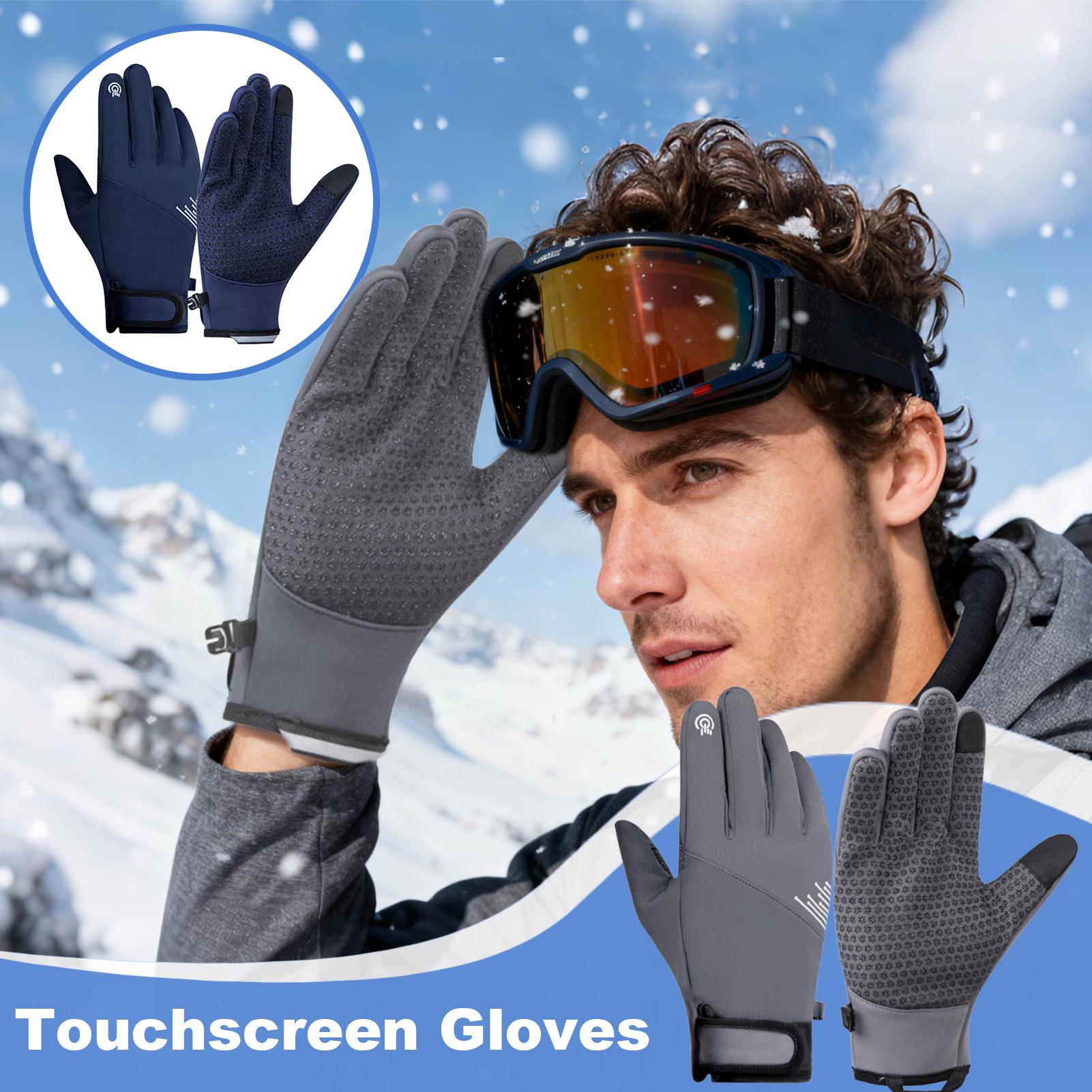 Luvas de inverno masculinas, à - Running Gear Cold Weather avaliação e preço