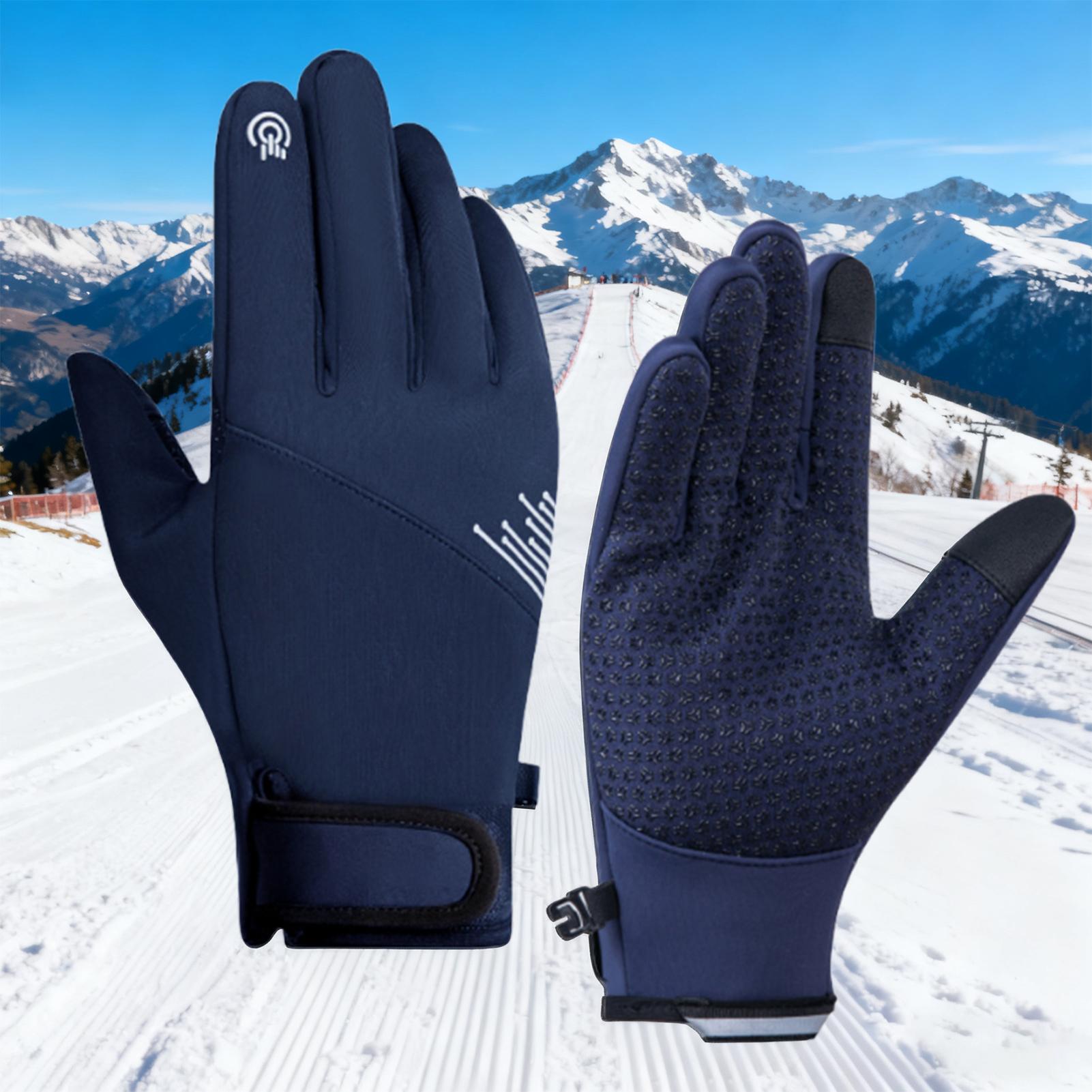 Luvas de inverno masculinas, à - Running Gear Cold Weather avaliação e preço
