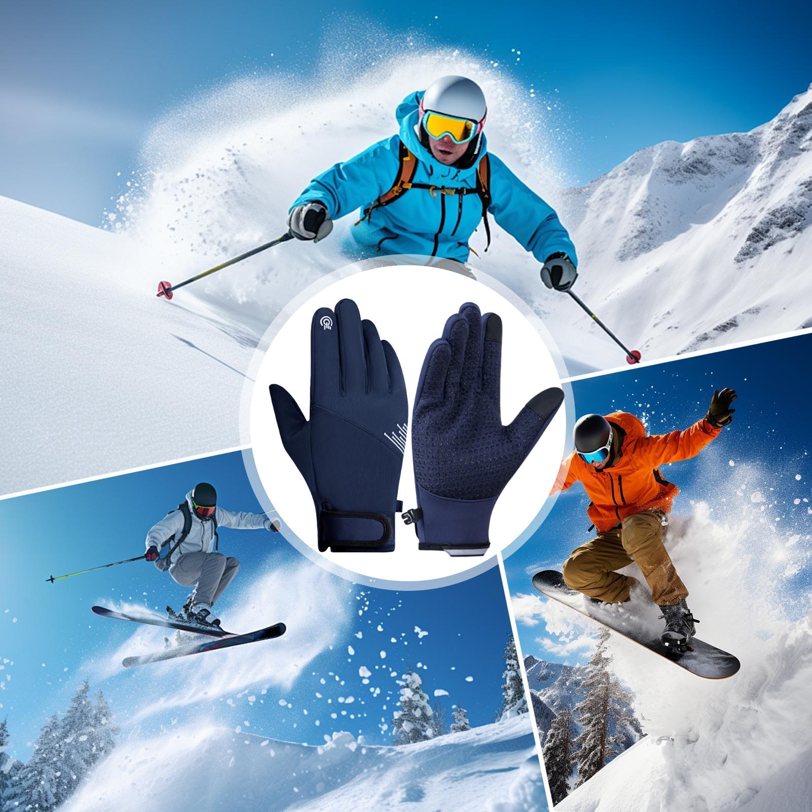 Luvas de inverno masculinas, à - Running Gear Cold Weather avaliação e preço