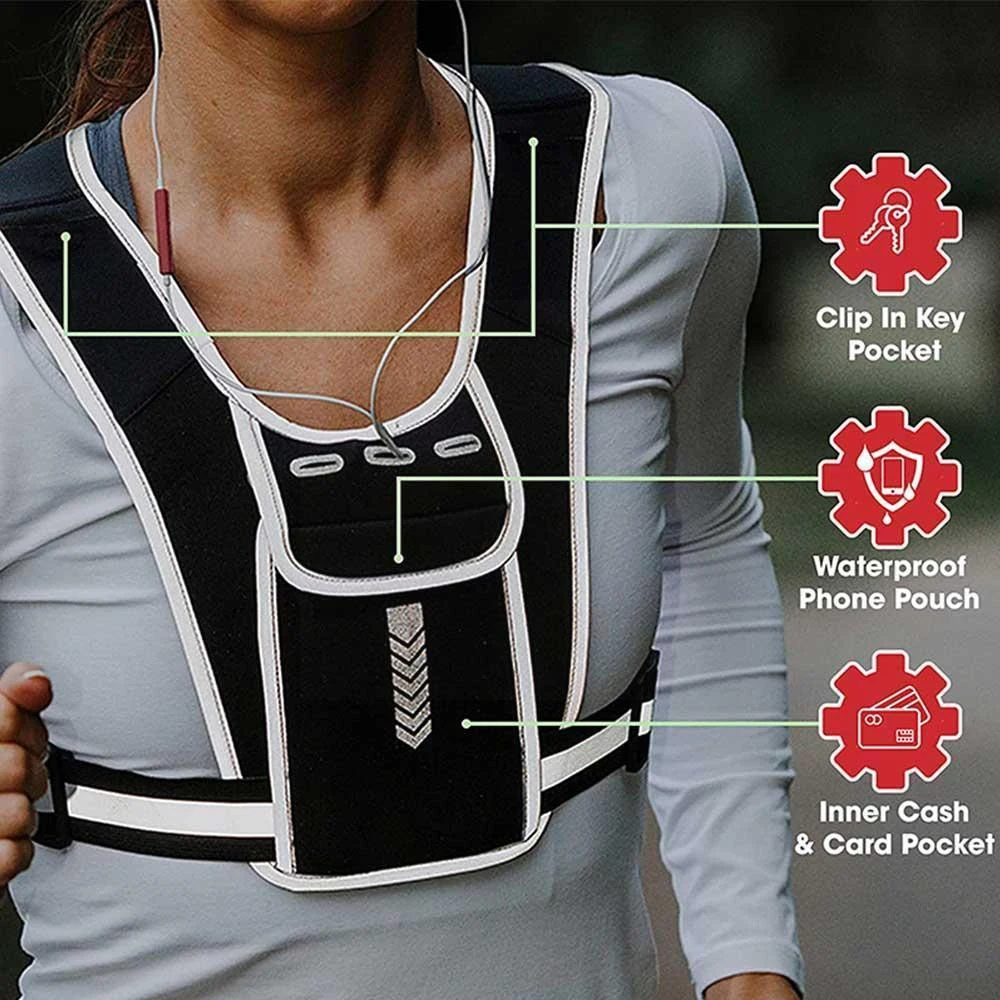 Colete correndo com suporte de - Running Gear Satisfy avaliação e preço